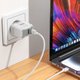Сетевое зарядное устройство Hoco C135A, 20 Вт, Quick Charge, Power Delivery (PD), белый, 2 порта, #6942007627221 Превью 1