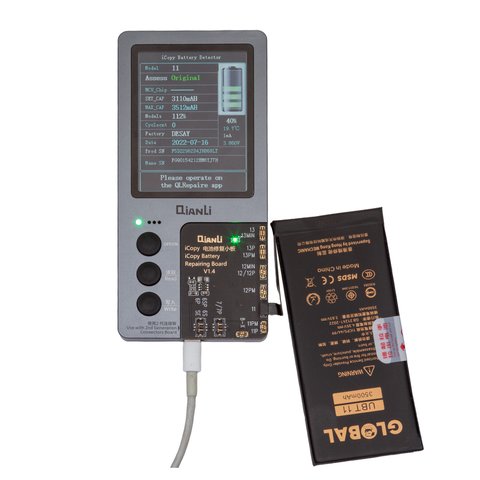 Battery Mechanic compatible with Apple iPhone 11, (Li-Polymer, 3.83 V , 3500 mAh, High Capacity, original IC) Preview 1