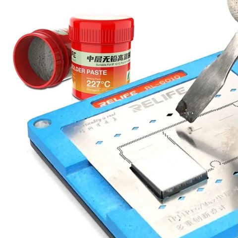 BGA Paste RELIFE RL-406, (Sn 99%,  Ag 0,3%,  Cu 0,7%, 40 g) Preview 3