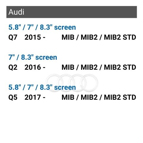 Безпровідний CarPlay та Android Auto адаптер для Audi з MMI / MIB / MIB2 Прев'ю 2