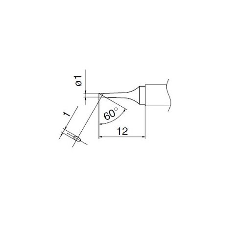 Soldering Tip HAKKO T12-C1 Preview 1