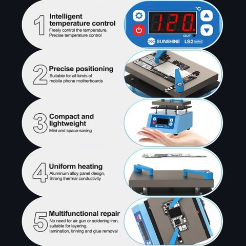 Preheating Platform Sunshine LS2 mini, (0-260°С) Preview 5