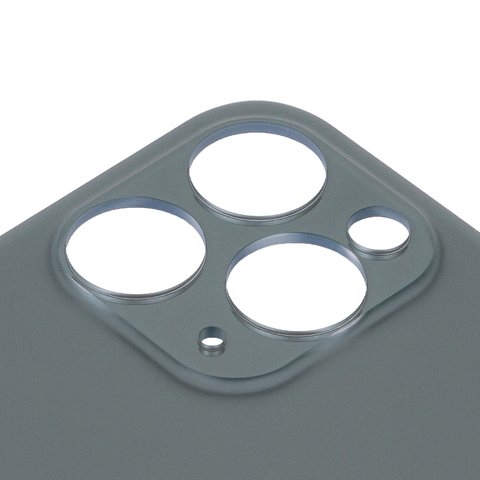 Housing Back Cover compatible with iPhone 11 Pro, (green, no need to remove the camera glass, Original (PRC), big hole, matte midnight green) Preview 1