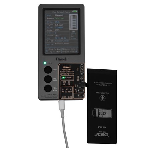 Batería Deji puede usarse con Apple iPhone 6, Li-ion, 3.82 V, 2300 mAh, mayor capacidad, original IC Vista previa  1