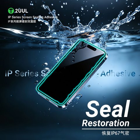 Etiqueta de pantalla 2UUL SA17P puede usarse con Apple iPhone 17 Pro, 5 uds., adhesive Vista previa  4