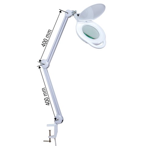 Настільна збільшувальна лінза Bourya 8060LED, 3 діоптрії Прев'ю 4