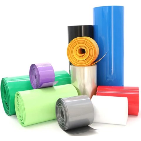 Термозбіжна трубка, 1 м, 180 мм, синя Прев'ю 1