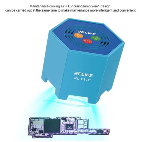 Ультрафиолетовая лампа RELIFE RL-014C, с вентилятором, с аккумулятором, 2in1 Превью 1