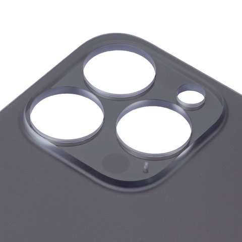 Задняя панель корпуса для iPhone 13 Pro, серая, не нужно снимать стекло камеры, Original (PRC), Graphite, big hole Превью 1