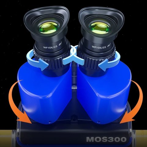 Мікроскоп Mechanic MOS300-M3, тринокулярний, 6X-45X Прев'ю 2
